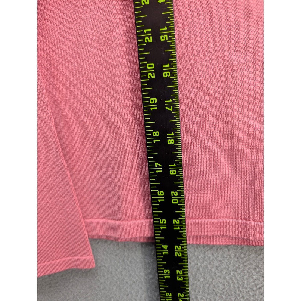 Pendleton Mock Neck Sweater Women's Petite Size M Rose Silk Nylon Pullover NWT - Picture 5 of 10